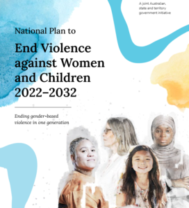 Image of National PLan to end Violence Against Women and Children cover